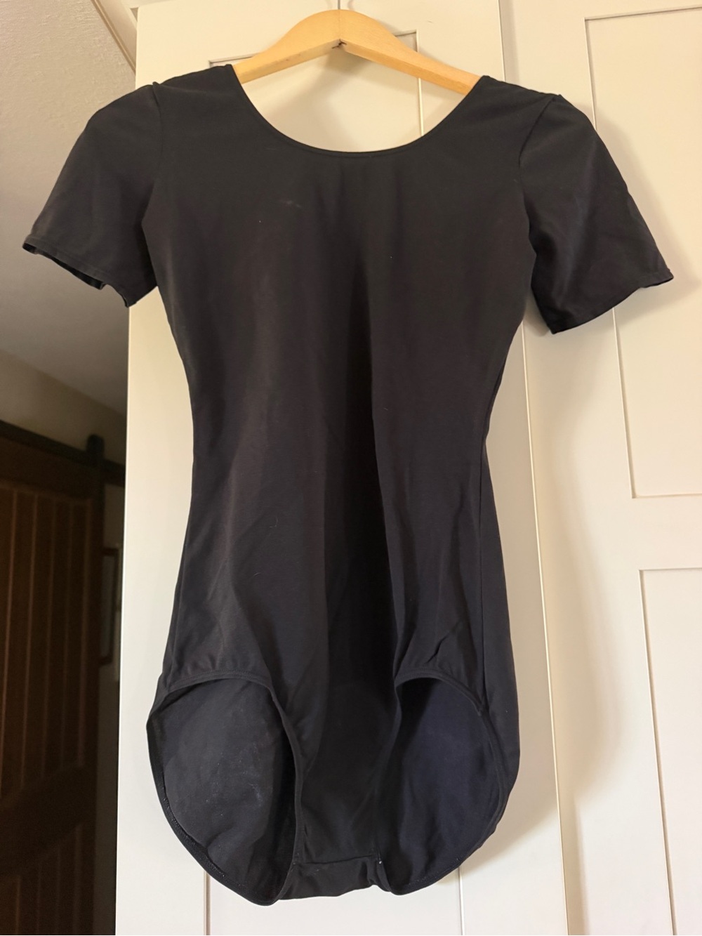Playskin by Danskin leotard, black, size L